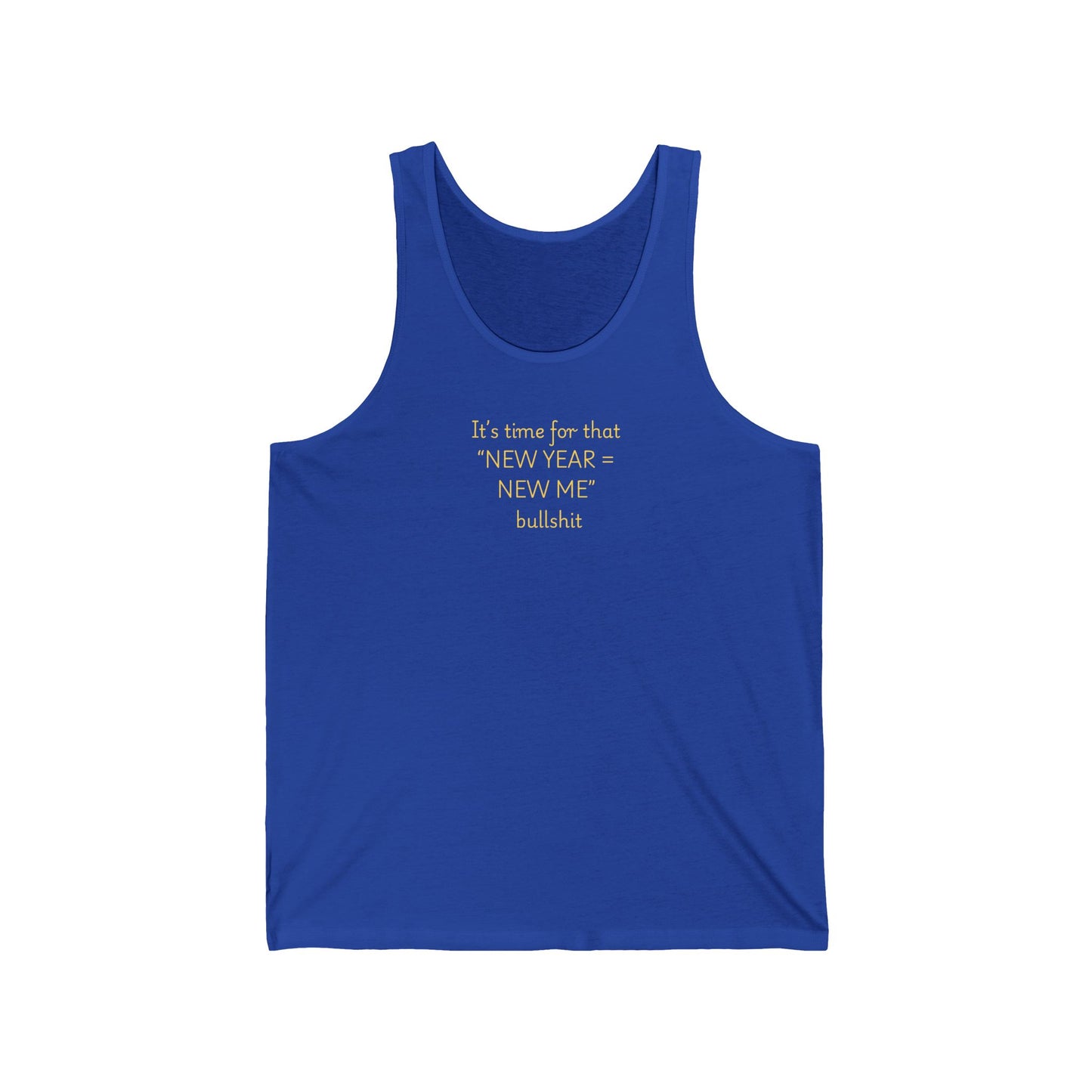 Ladies Tank Top — "New Year = New Me"