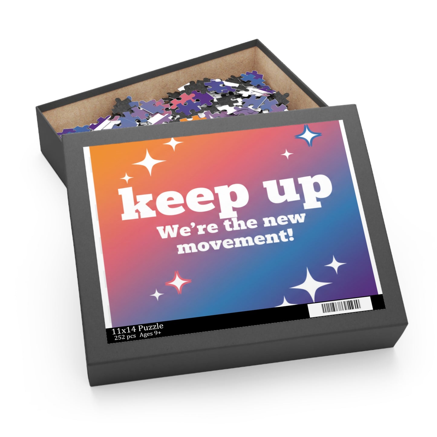 Puzzle – "We’re the New Movement" Gradient Jigsaw (252 pcs)