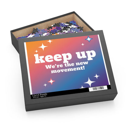 Puzzle – "We’re the New Movement" Gradient Jigsaw (252 pcs)