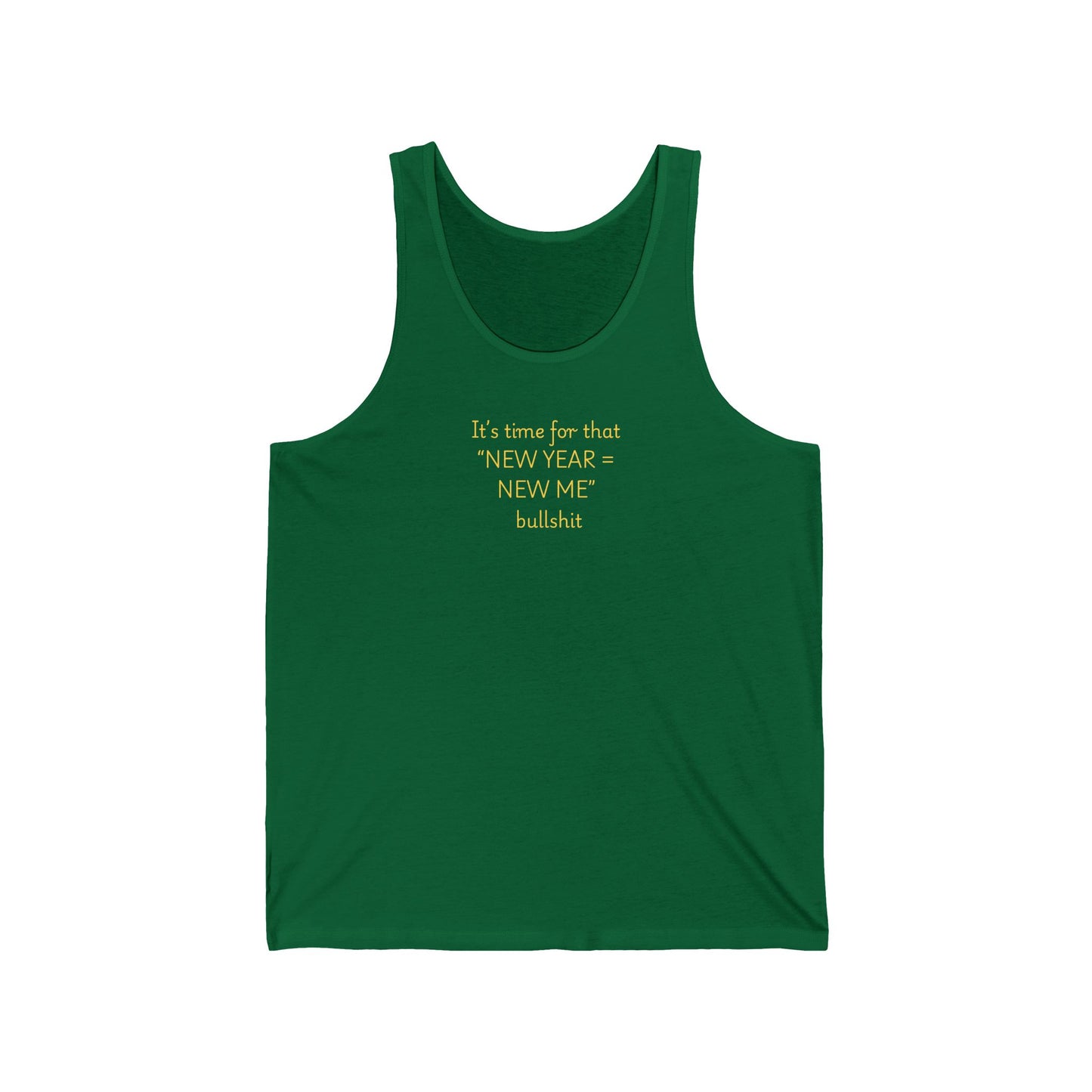 Ladies Tank Top — "New Year = New Me"