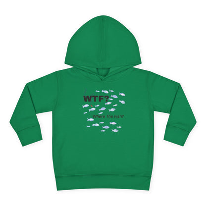 UNISEX Toddler Hoodie — "WTF? Where The Fish?"   2T - 6T