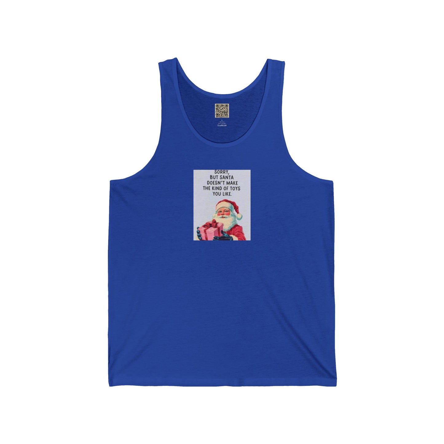 UNISEX Santa Tank Top - "Santa Toys... "