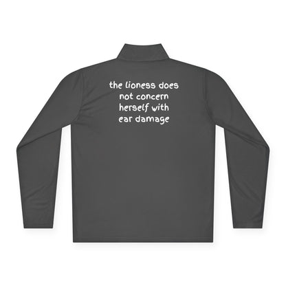 Quarter-Zip Pullover - "THE LIONESS... "