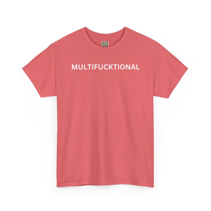 UNISEX Classic White T SHIRT — "MULTIFUCKTIONAL"