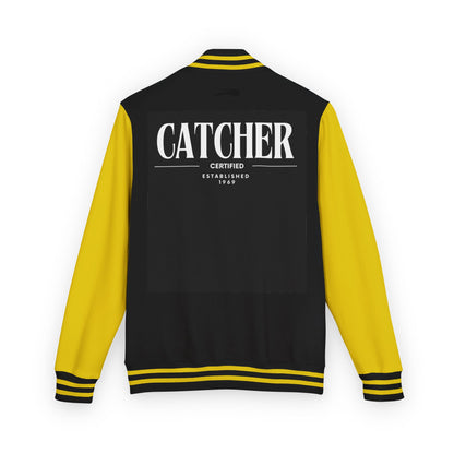 Catcher Letterman Jacket — Vintage Baseball Varsity Jacket