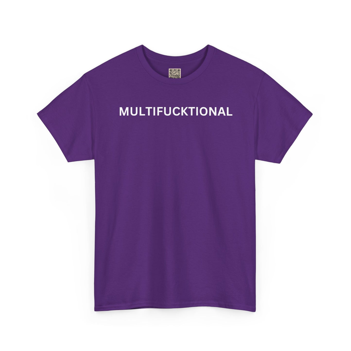 UNISEX Classic White T SHIRT — "MULTIFUCKTIONAL"