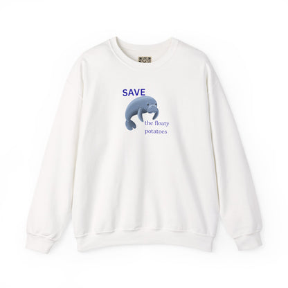 UNISEX Sweatshirt  -  "Save the Floaty Potatoes   "