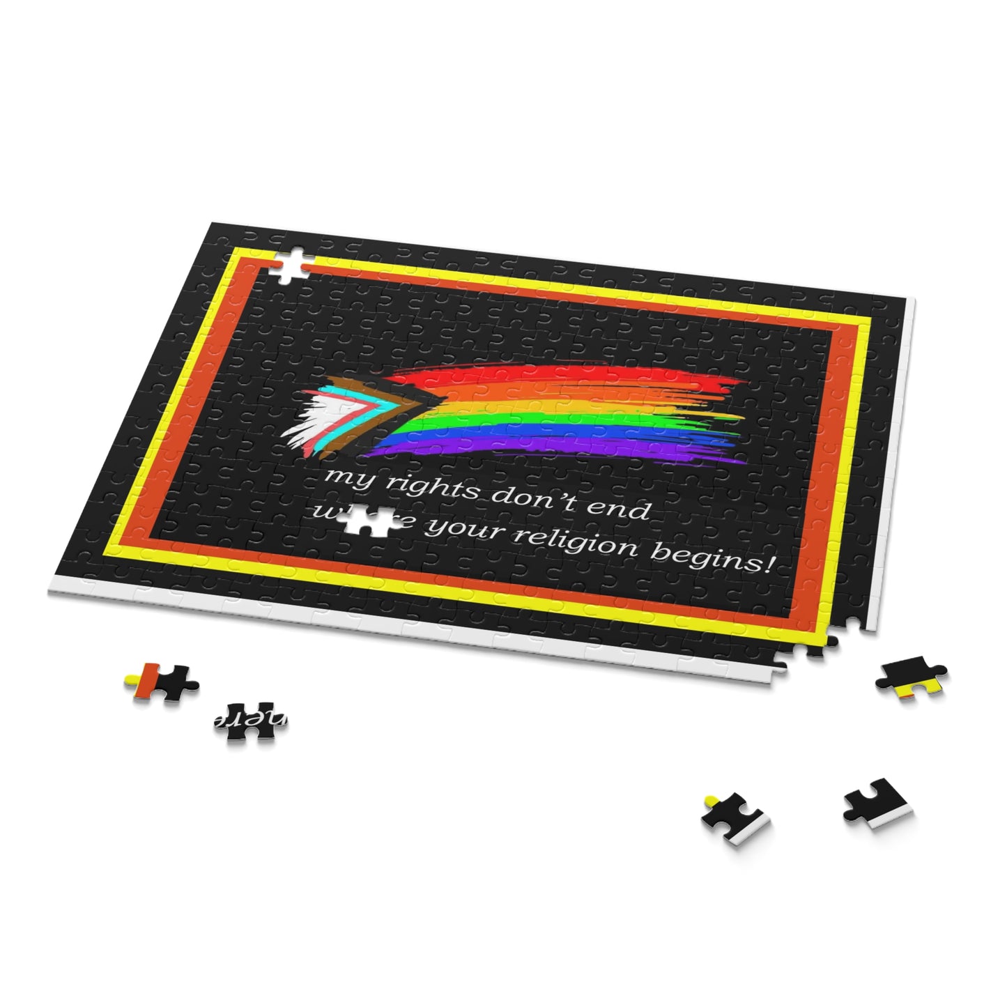 Puzzle — “MY RIGHTS DON'T ... "