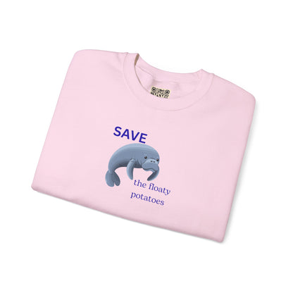 UNISEX Sweatshirt  -  "Save the Floaty Potatoes   "