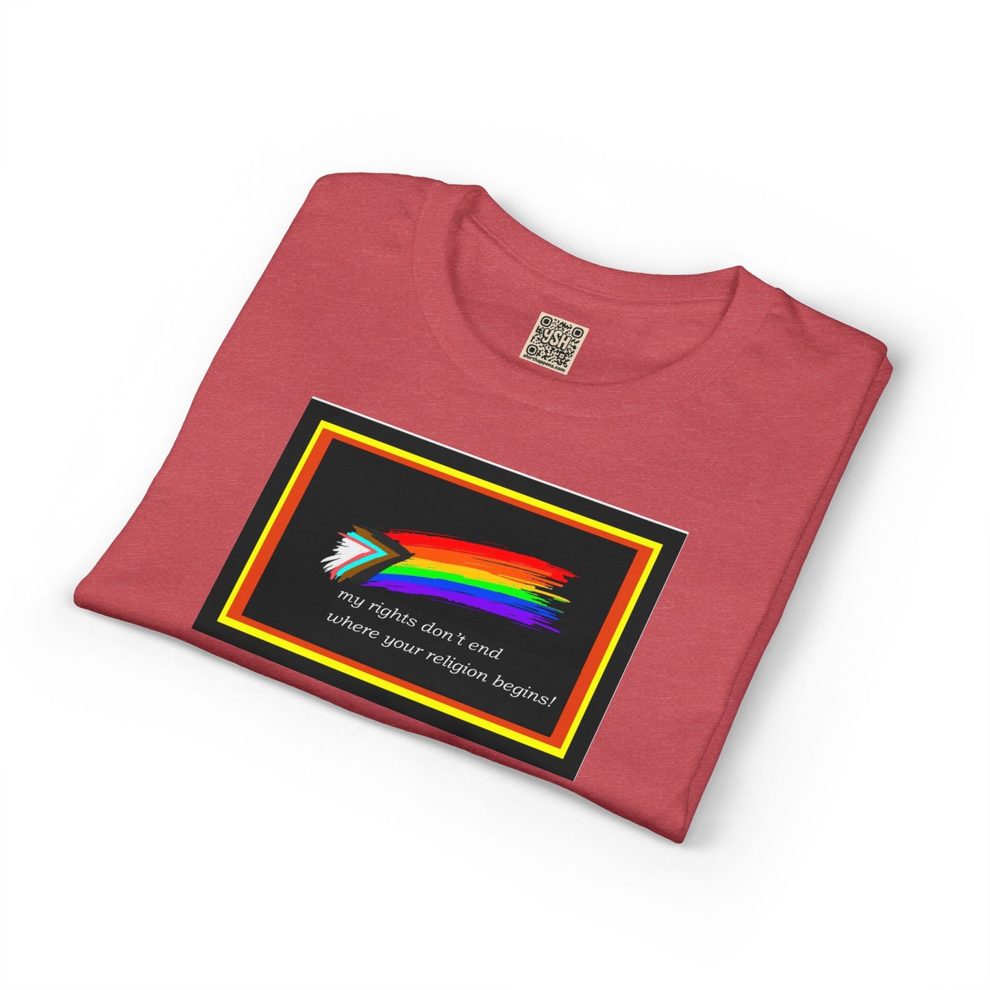 LGBTQ+ Rainbow - My Rights Don't End...