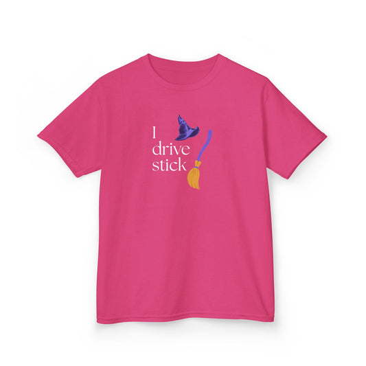Kids Tee — "I drive stick... "