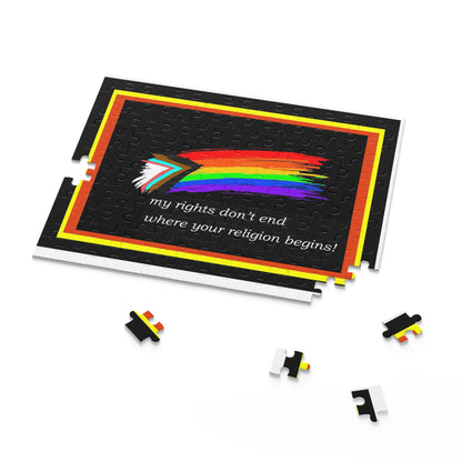 Puzzle — “MY RIGHTS DON'T ... "