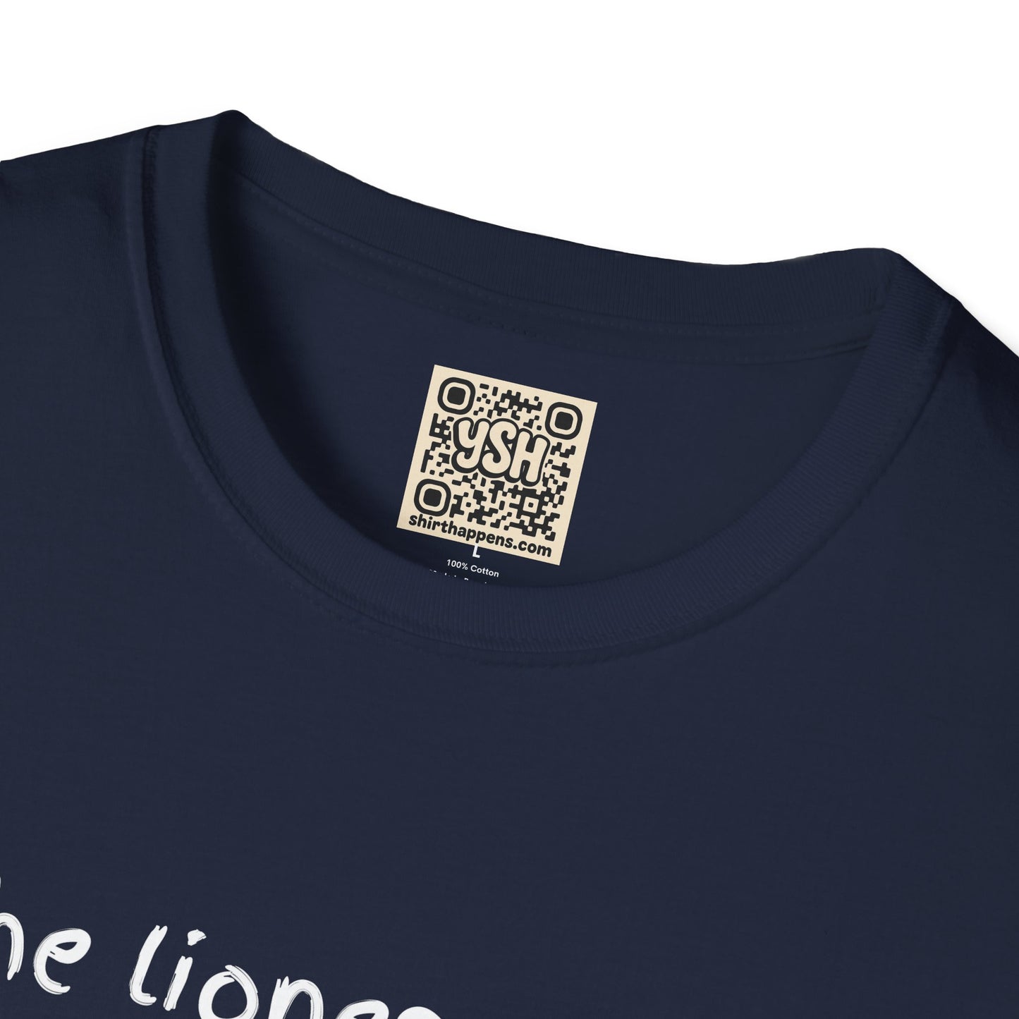 LADIES T-Shirt — “the lioness does not concern herself with ear damage”