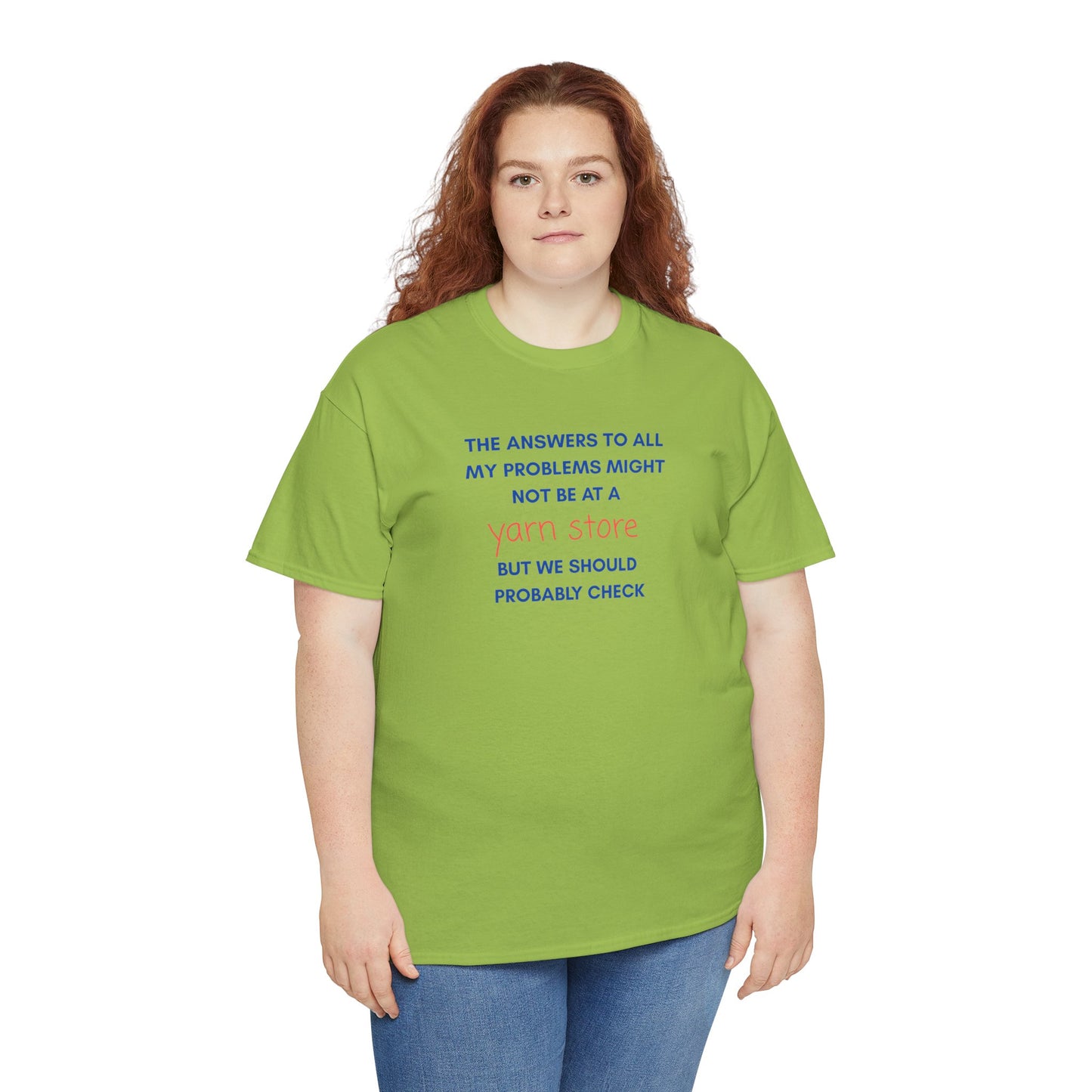 T-Shirt — “YARN STORE... "