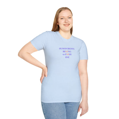 UNISEX T-Shirt — "Human Rights... "