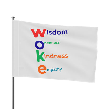 "WOKE" Flag  18x12  or 24x36