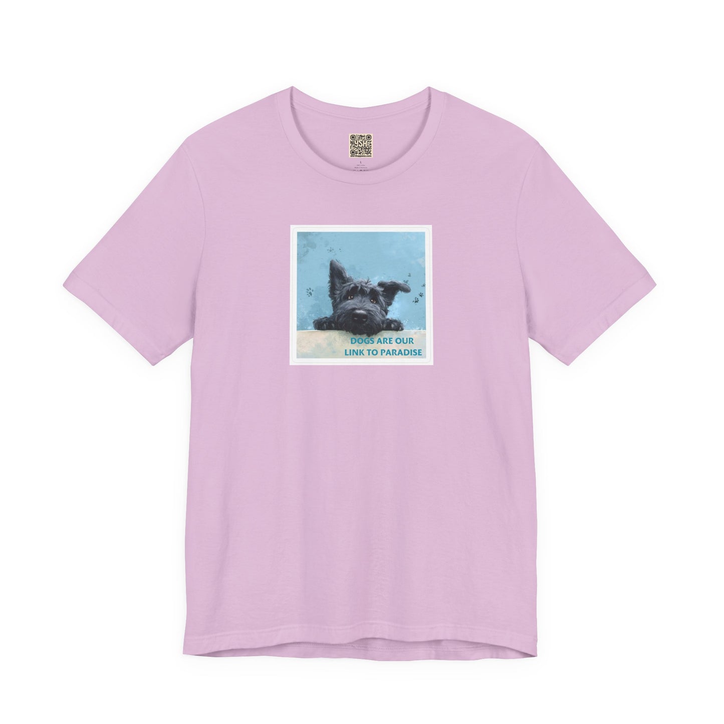 UNISEX T‑Shirt — "Dogs Are Our Link To Paradise"