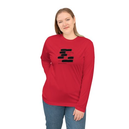 UNISEX  Long Sleeve Shirt — 'Everything Is Fine Government'    Redacted Design