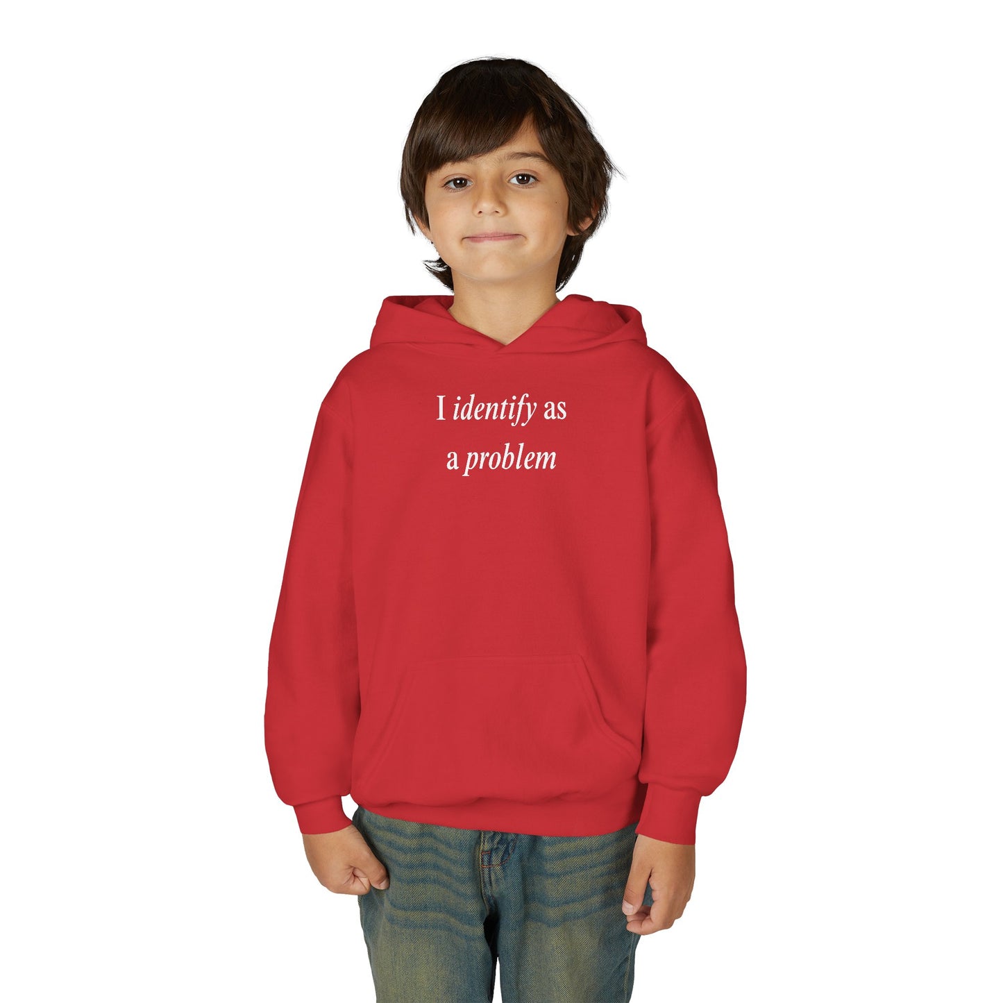 UNISEX Youth Hoodie - "I Identify As... "
