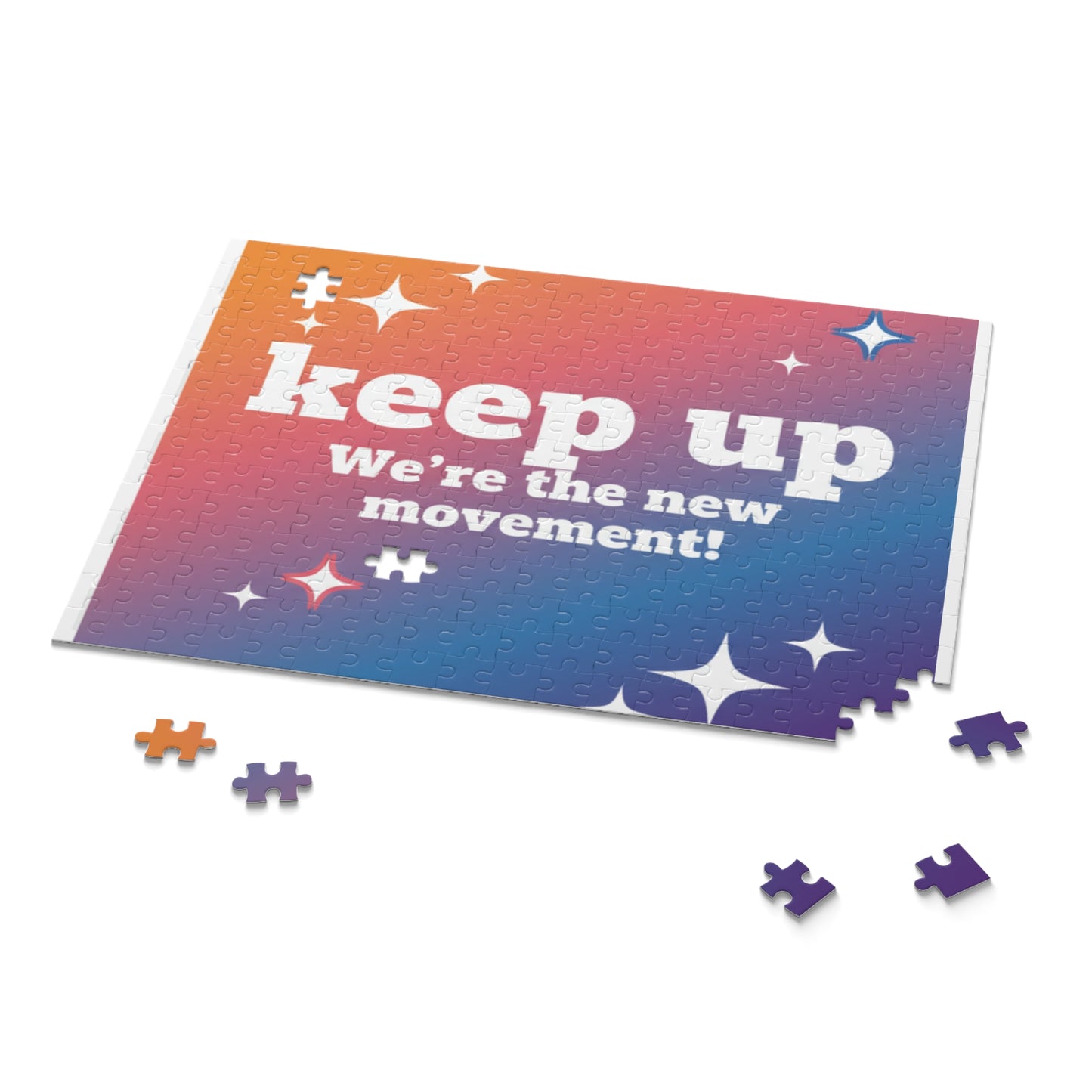 Puzzle – "We’re the New Movement" Gradient Jigsaw (252 pcs)