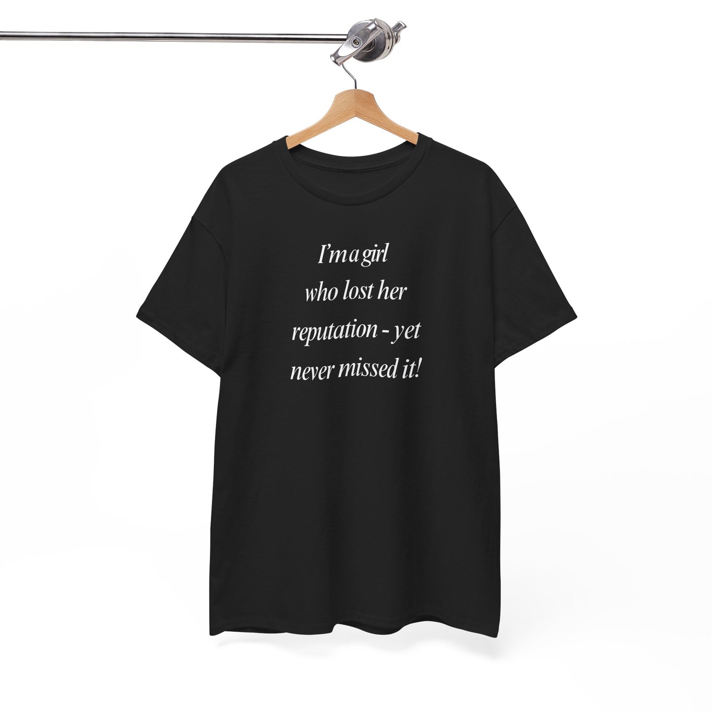Lady's Funny T-Shirt - "I'm a girl who... "