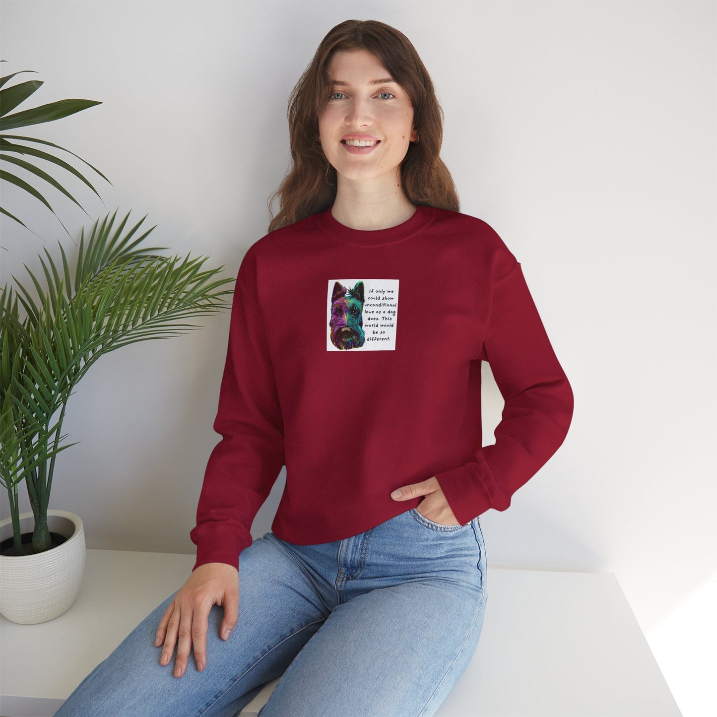 Scottish Terrier Sweatshirt - "If only we could... "