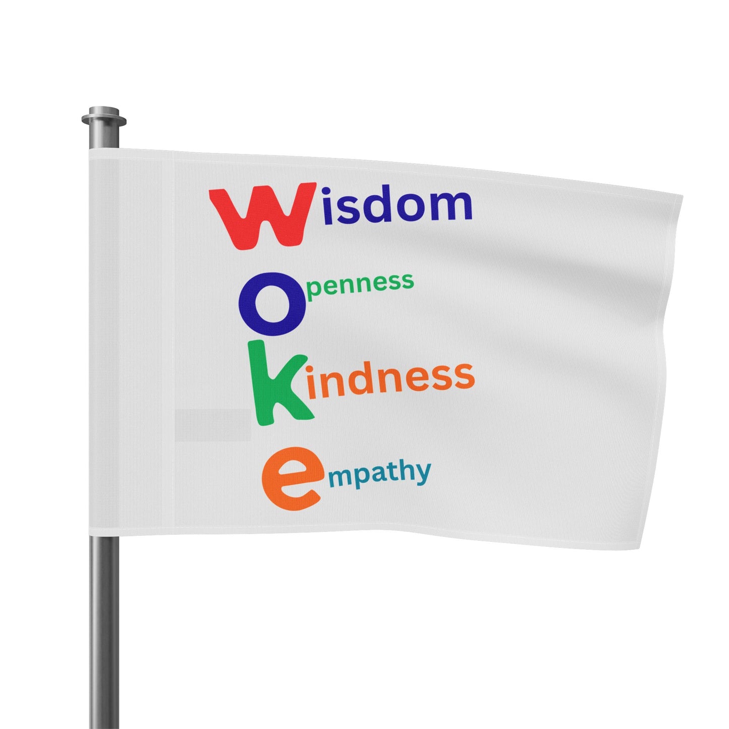 "WOKE" Flag  18x12  or 24x36