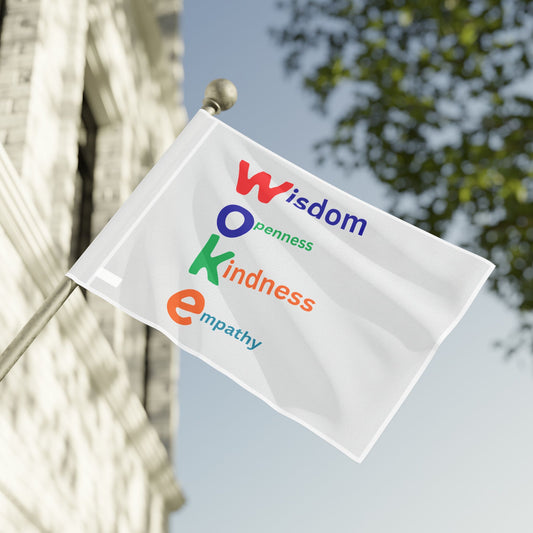 "WOKE" Flag  18x12  or 24x36