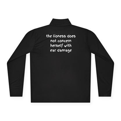 Quarter-Zip Pullover - "THE LIONESS... "