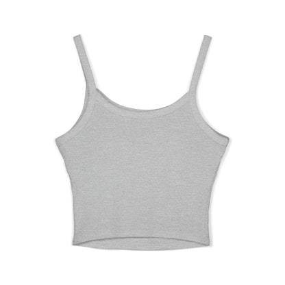 Cropped Tank Top – “I’m Here. I’m Awake. Don’t Push It.”  Women’s Spaghetti Strap