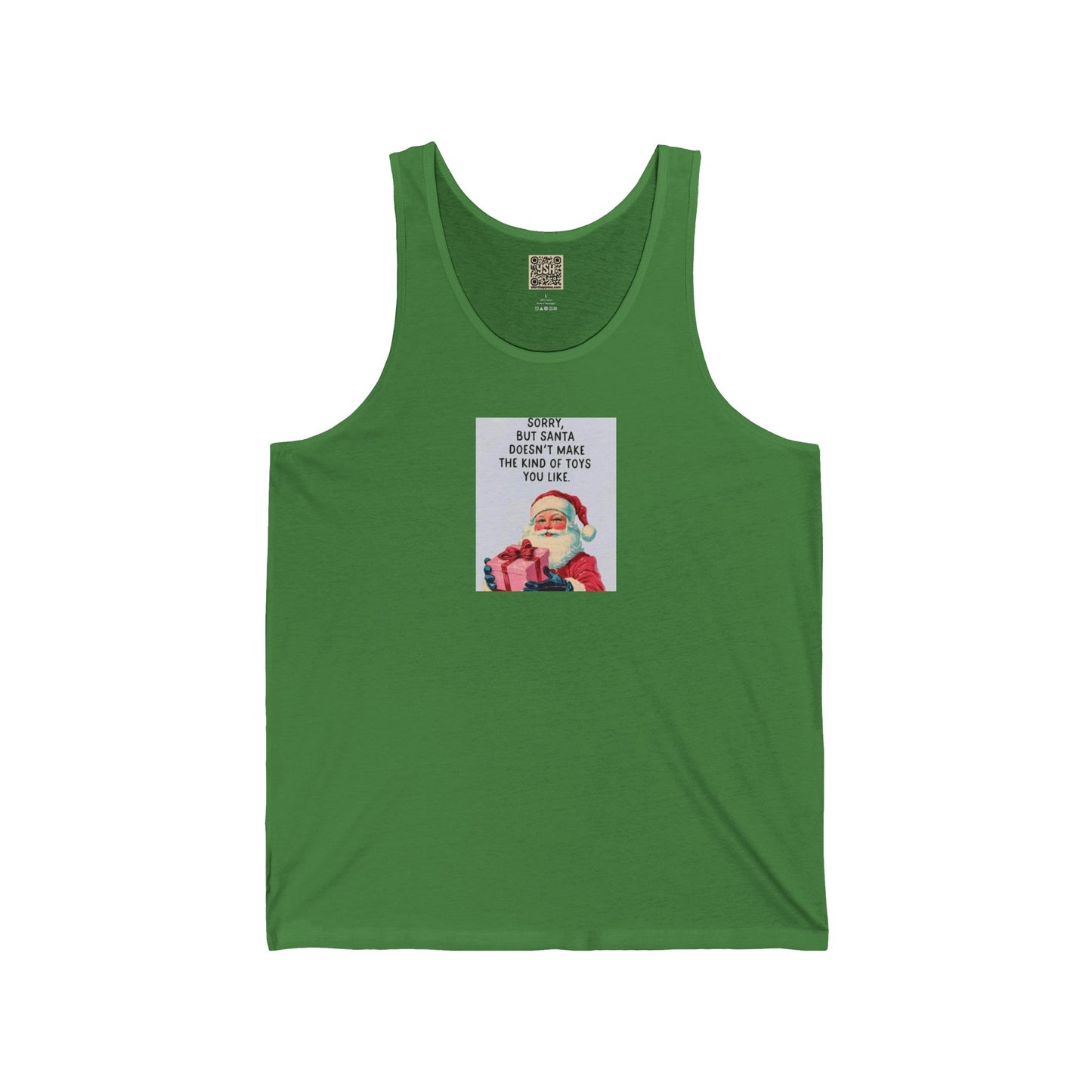 UNISEX Santa Tank Top - "Santa Toys... "