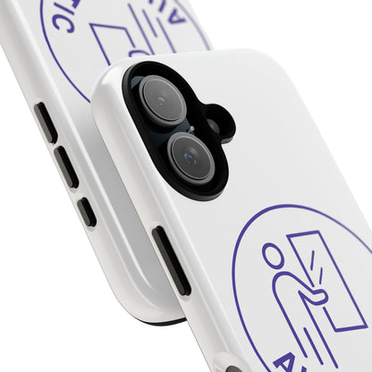 Authentic Badge Tough Phone Case — Minimalist Security Icon iPhone Cover