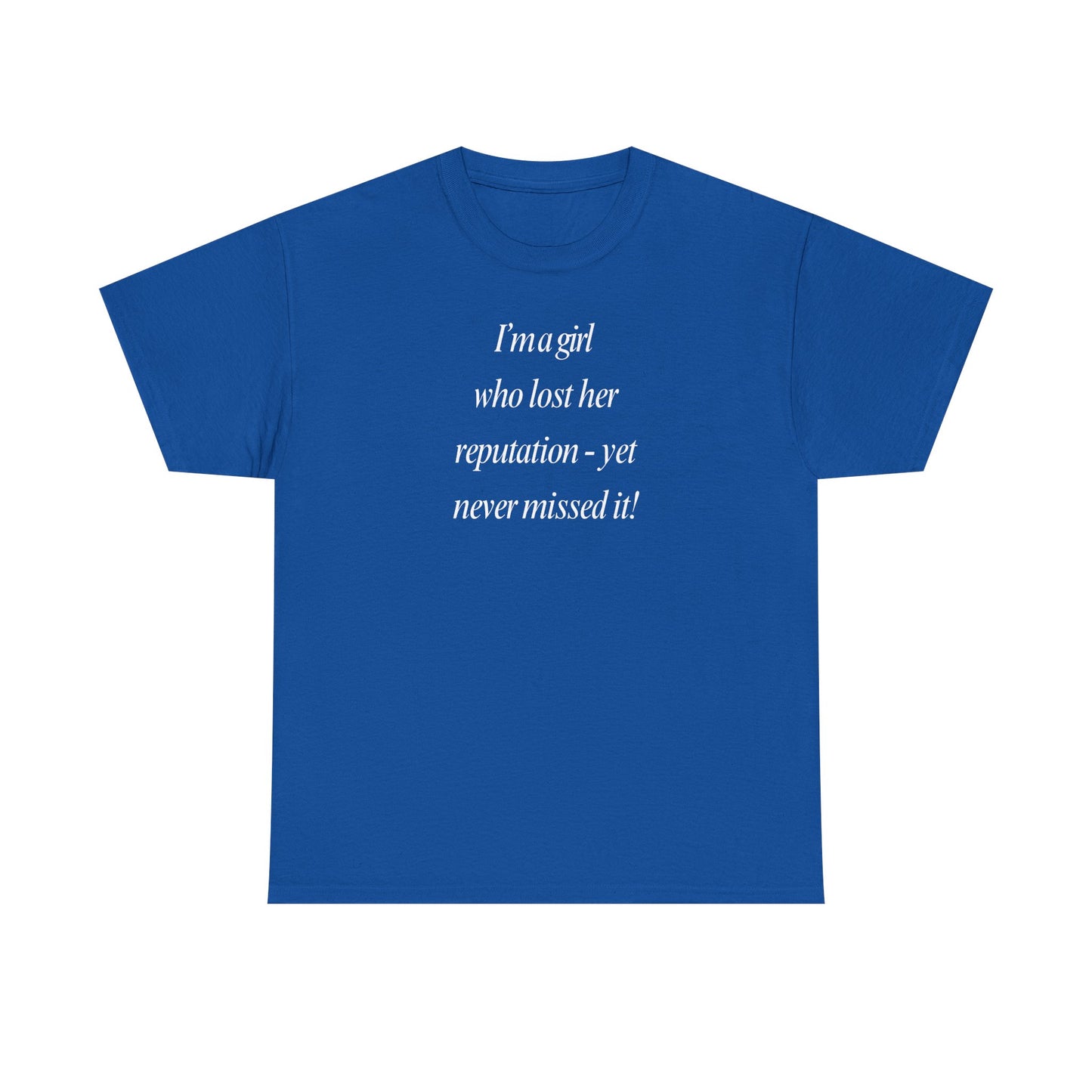 Lady's Funny T-Shirt - "I'm a girl who... "