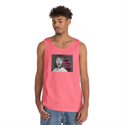 "Who Pissed in your Cheerios?" Retro Photo Graphic Tank