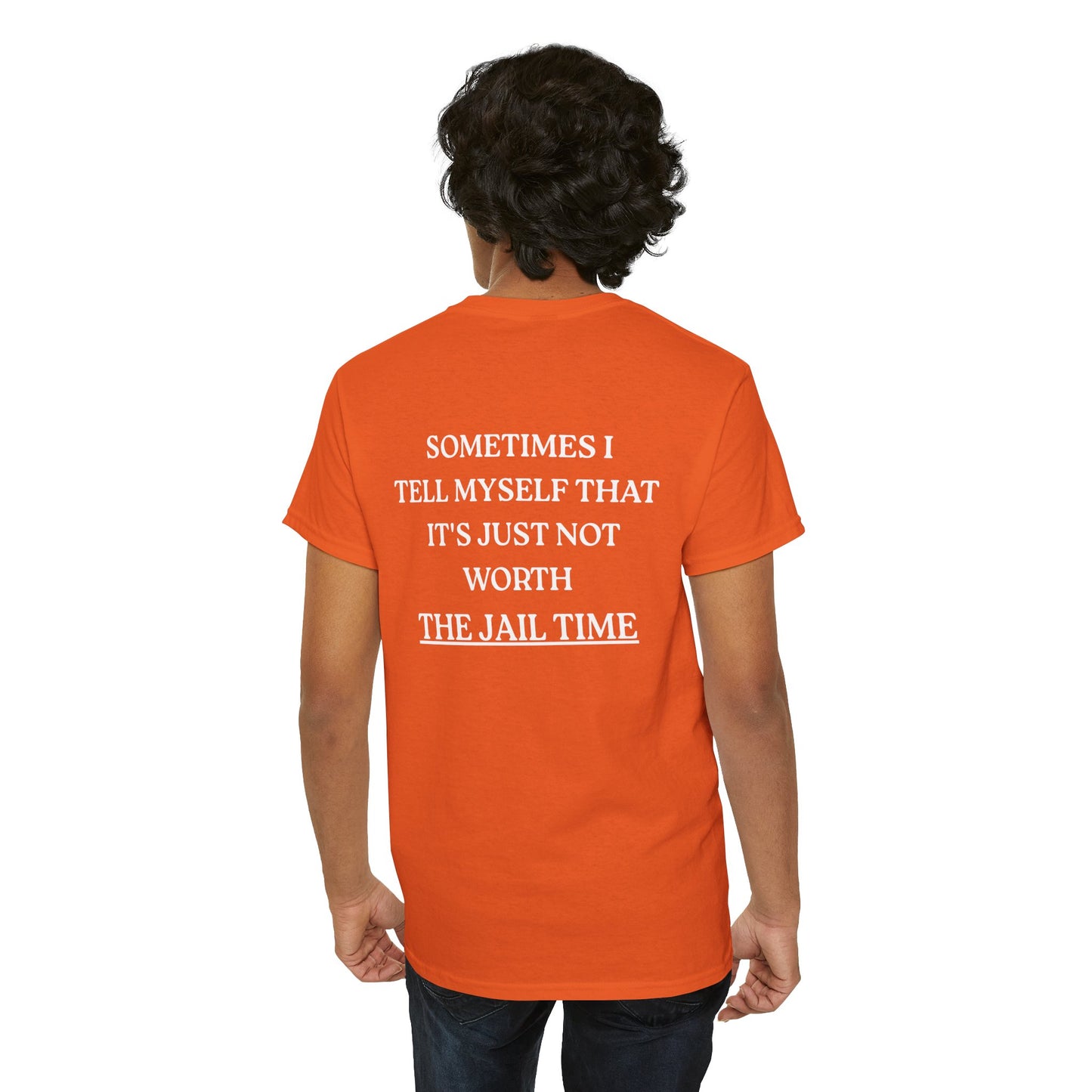 Funny  T-Shirt   Back Print - "SOMETIMES ..."