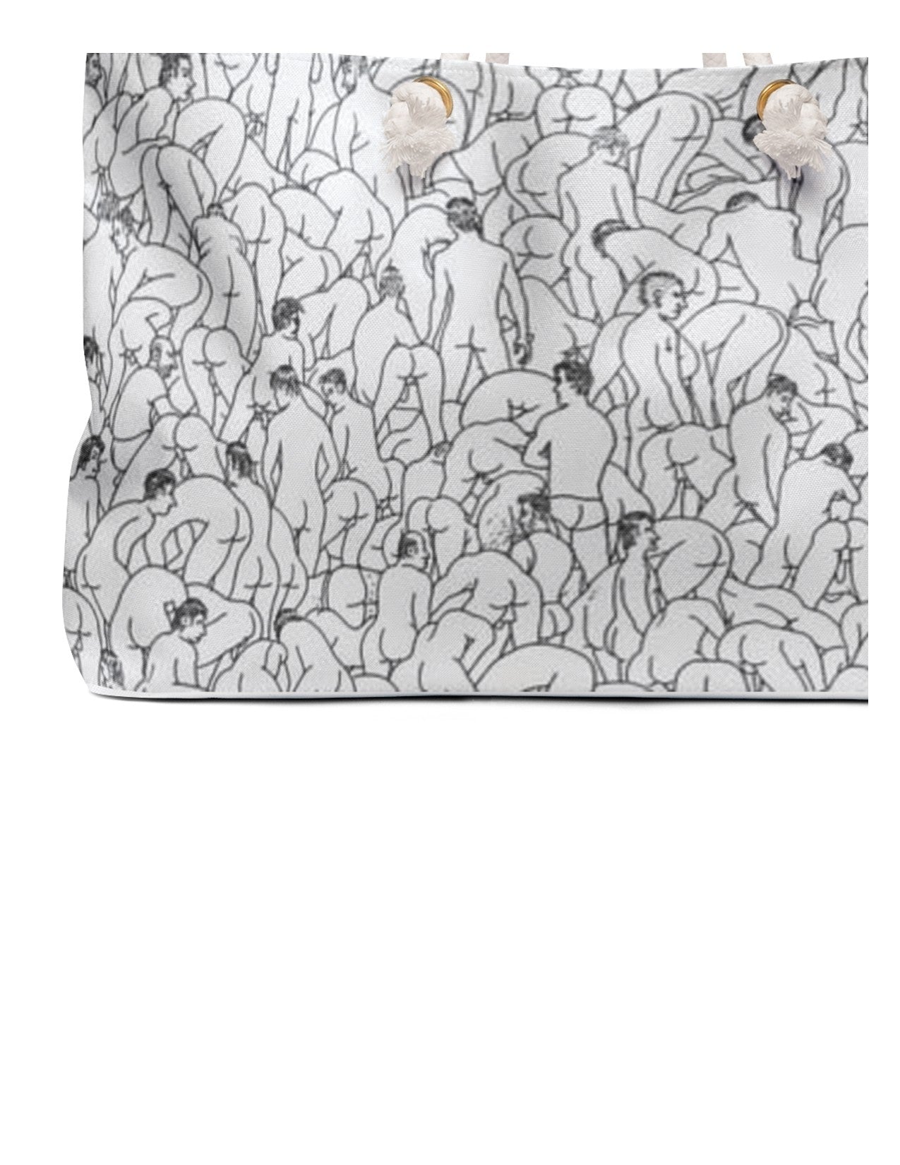 Naughty Beach Bag Weekender Tote